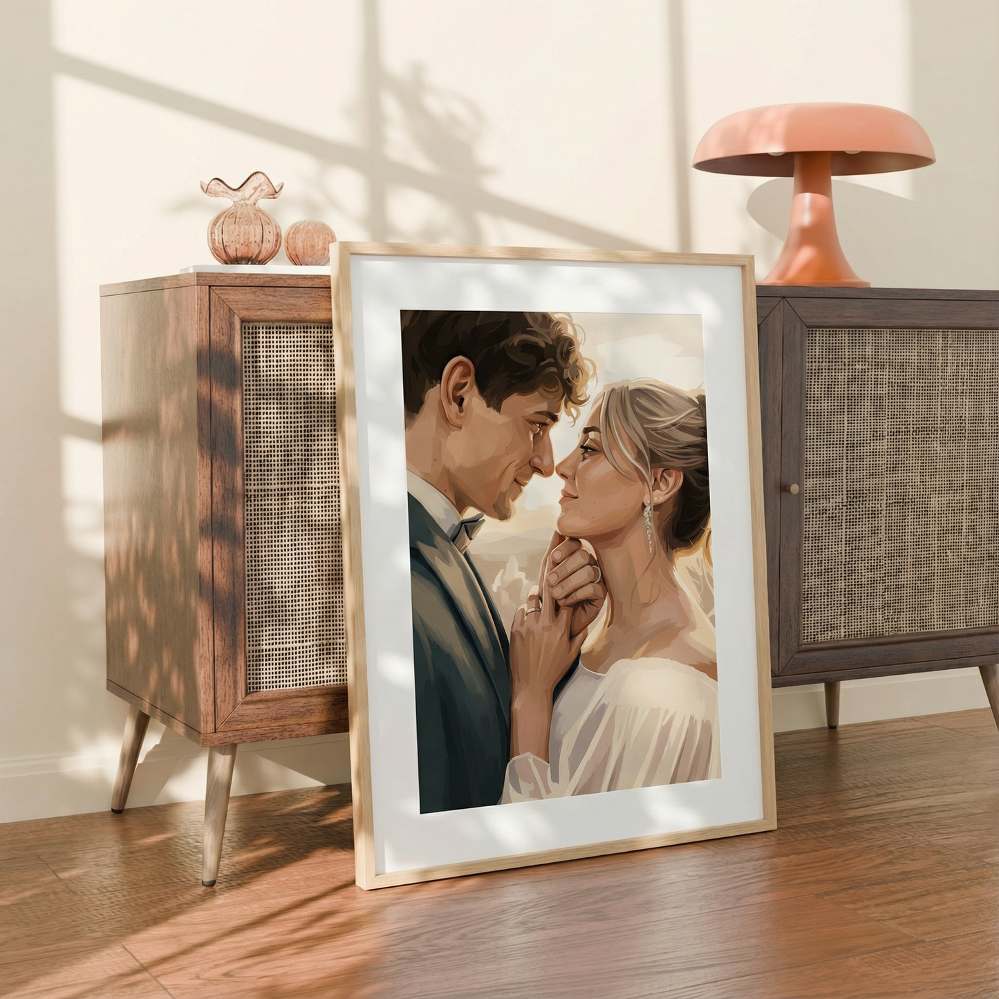 Custom Editorial Portrait — Framed Print