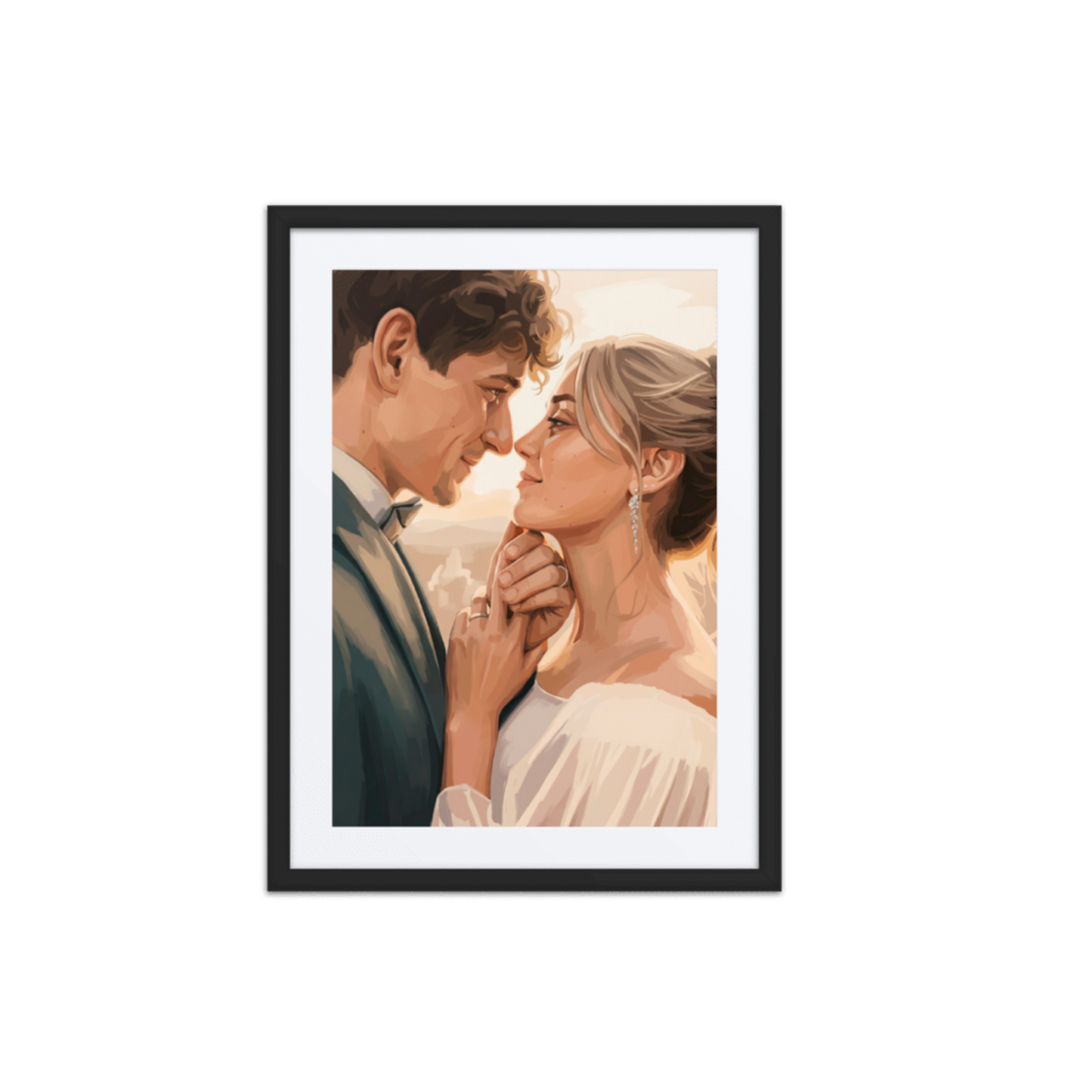 Custom Editorial Portrait — Framed Print